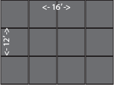 12x16 stage
